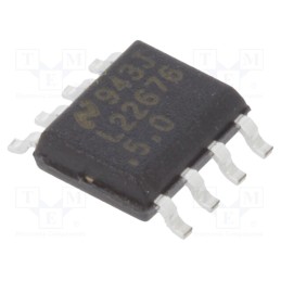 1 pcs x TEXAS INSTRUMENTS - LM22676MR-5.0/NOPB - IC: PMIC, DC/DC converter, Uin: 4.5÷42VDC, Uout: 5VDC, 3A, HSOP8