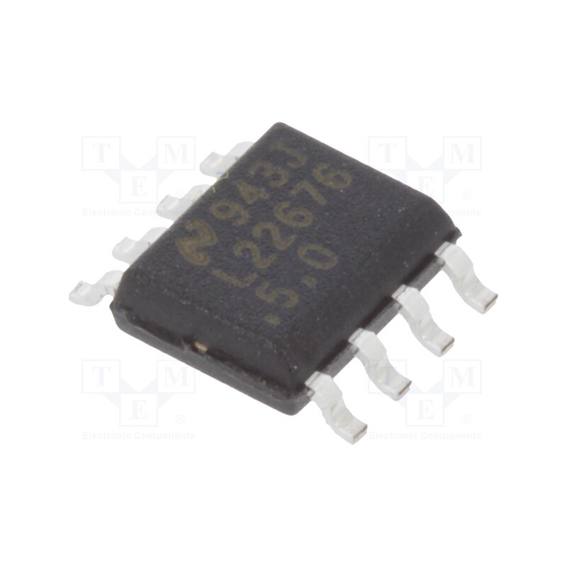 1 pcs x TEXAS INSTRUMENTS - LM22676MR-5.0/NOPB - IC: PMIC, DC/DC converter, Uin: 4.5÷42VDC, Uout: 5VDC, 3A, HSOP8