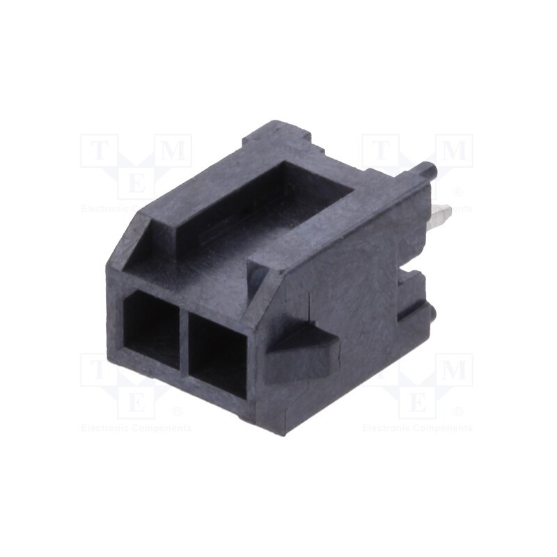 2 pcs x Amphenol Communications Solutions - 10127721-021LF - Socket, wire-board, male, Minitek® Pwr 3.0, 3mm, PIN: 2, THT, 5A