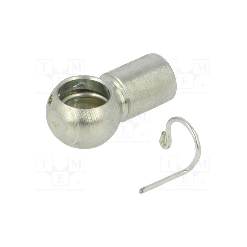 1 pcs x PNEUMAT-92221 - Mounting element for gas spring, Mat: zinc plated steel, 10mm