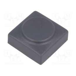 2 pcs x Marquardt - 826.000.021 - Button, rectangular, grey, polyamide, 15.5x15.5mm