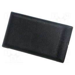 2 pcs x FATH - 093WA201 - Stopper, for angle bracket, polyamide, 20mm, black, FA-093W201N05