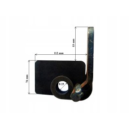 The lower hinge and the lower opening of the sides are reinforced