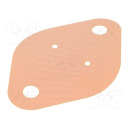2 pcs x FISCHER ELEKTRONIK - KAP 3 K - Heat transfer pad: Kapton, TO3, 0.15K/W, L: 42mm, W: 29mm, UL94V-0
