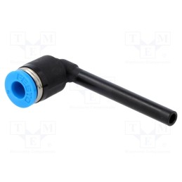 1 pcs x FESTO-153065 - Push-in fitting, angled 90°, -0.95÷6bar, Gasket: NBR rubber, QS
