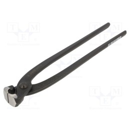 1 pcs x UNIOR - 601375 - Concreters nippers, phosphate head,forged,cure, 280mm