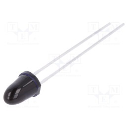 1 pcs x ams OSRAM - SFH 4555 - IR transmitter, 5mm, 860nm, black, 550mW, 5°, THT, 100mA, 1.5÷2.4V