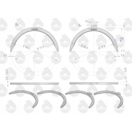 Set of half rings p 1 and cut 31137211 mf 3