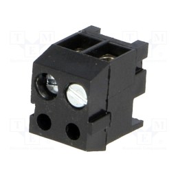 2 pcs x DEGSON ELECTRONICS - DG333K-3.5-02P-13-00AH - Pluggable terminal block, Contacts ph: 3.5mm, ways: 2, angled 90°