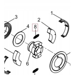 Clutch spring dpu bpu 5000201724 0201724