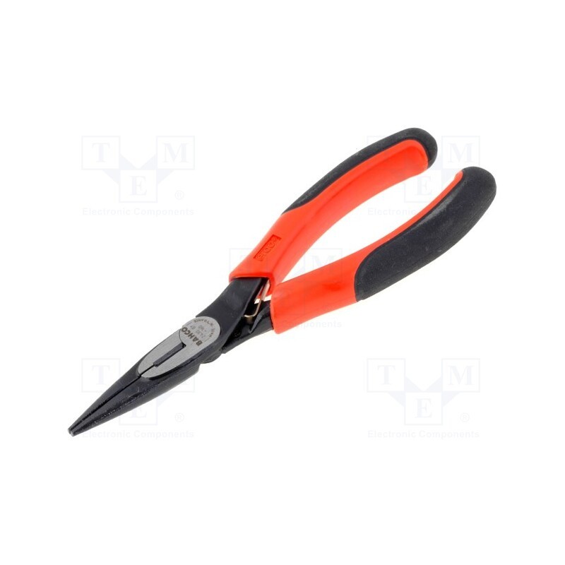 1 pcs x BAHCO - 2430 G-160IP - Pliers, straight,half-rounded nose,universal,elongated, ERGO®