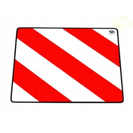Reflective warning board, right, 400mm 300mm