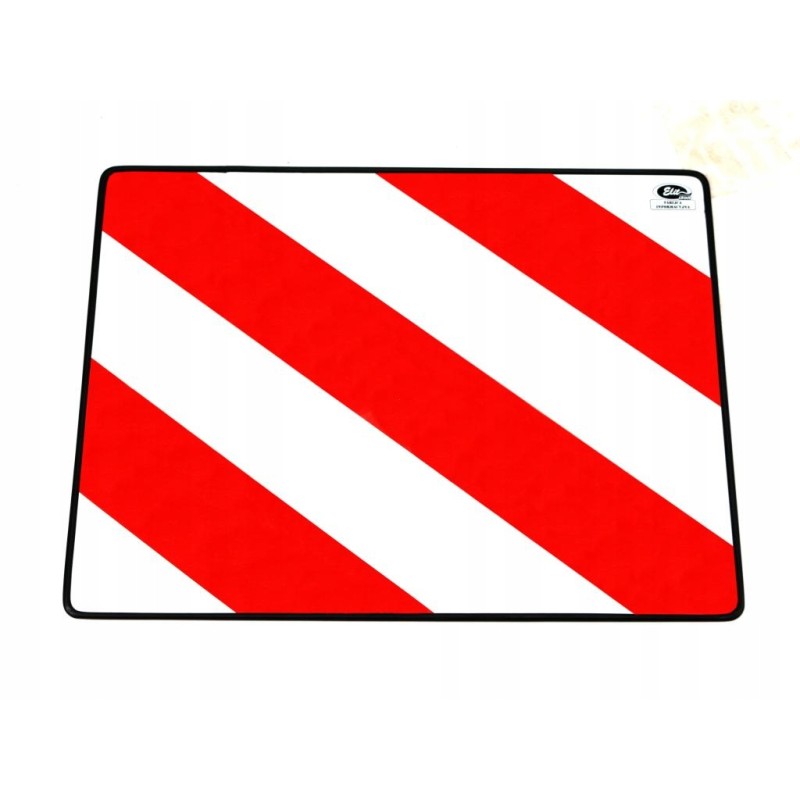 Reflective warning board, right, 400mm 300mm