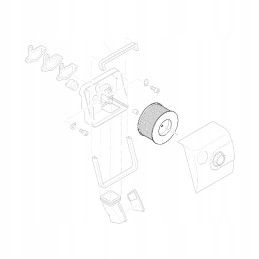 Hatz 50469000 air filter 1b20 low profile