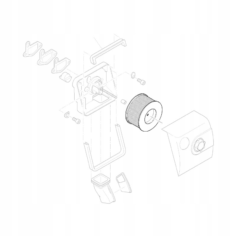 Hatz 50469000 air filter 1b20 low profile