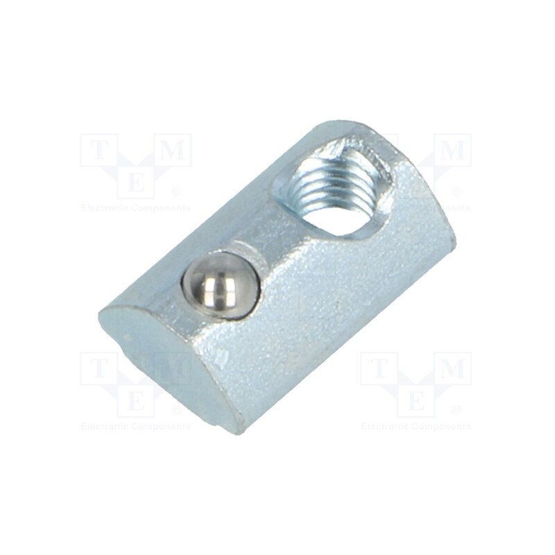 2 pcs x FATH - 96214 - Nut, for profiles, Width of the groove: 5mm, steel, zinc, T-slot