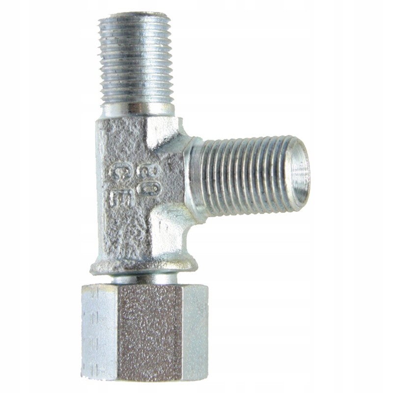 Hydraulic adapter tee g 3 8 inch 400 bar