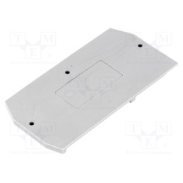 2 pcs x DEGSON ELECTRONICS - D-WS2.5-01P-11-00A(H) - End plate, grey, WS-2.5