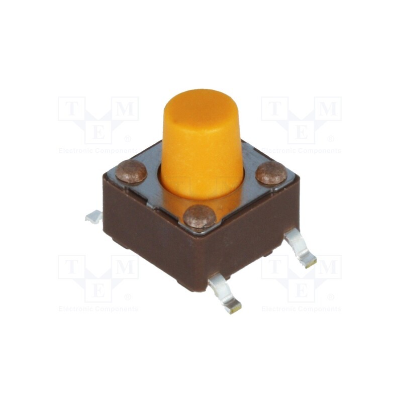 1 pcs x DIPTRONICS - DTSM-63S-V-B - Microswitch TACT, SPST-NO, Pos: 2, 0.05A/12VDC, SMT, none, 3.2N