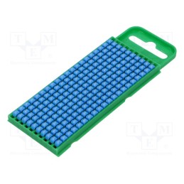 200 pcs x HELLERMANNTYTON - 561-00666 - Markers, Marking: 6, 0.8÷2.2mm, polyamide, blue, -40÷85°C, push-in