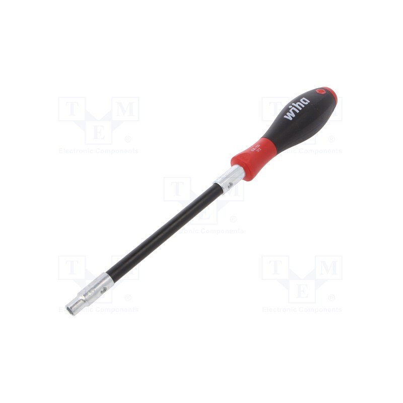 1 pcs x WIHA - 1436 - Screwdriver, 6-angles socket, with flexible shaft, SoftFinish®
