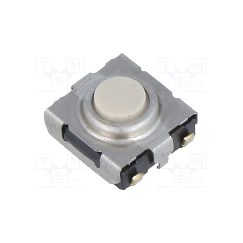 2 pcs x OMRON OCB - B3SN-3112 - Microswitch TACT, SPST-NO, Pos: 2, 0.05A/24VDC, SMT, none, 1.57N