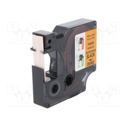 1 pcs x DYMO - 18435 - Tape, 12mm, 5.5m, orange, Character colour: black