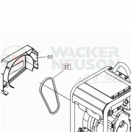 Wacker Neuson V-belt 0094072 5000094072