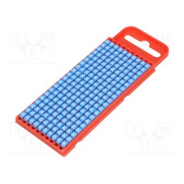 200 pcs x HELLERMANNTYTON - 561-01666 - Markers, Marking: 6, 2÷2.8mm, polyamide, blue, -40÷85°C, push-in