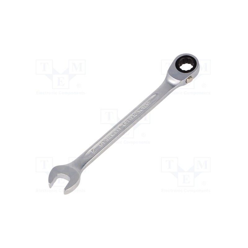 1 pcs x STAHLWILLE - 41171010 - Wrench, combination spanner, 10mm, chromium plated steel