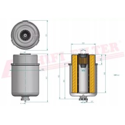 Fuel filter hifi filter sn 70273