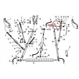 Right hanger crank ursus c 330 c 360