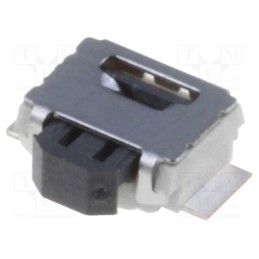 2 pcs x OMRON OCB - B3U-3000PM - Microswitch TACT, SPST-NO, Pos: 2, 0.05A/12VDC, SMT, 0.49N, 2.5x3mm