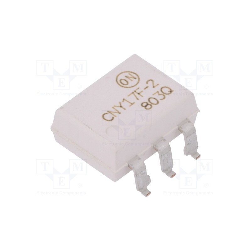 1 pcs x ONSEMI - CNY17F2SM - Optocoupler, SMD, Ch: 1, OUT: transistor, Uinsul: 4.17kV, Uce: 100V