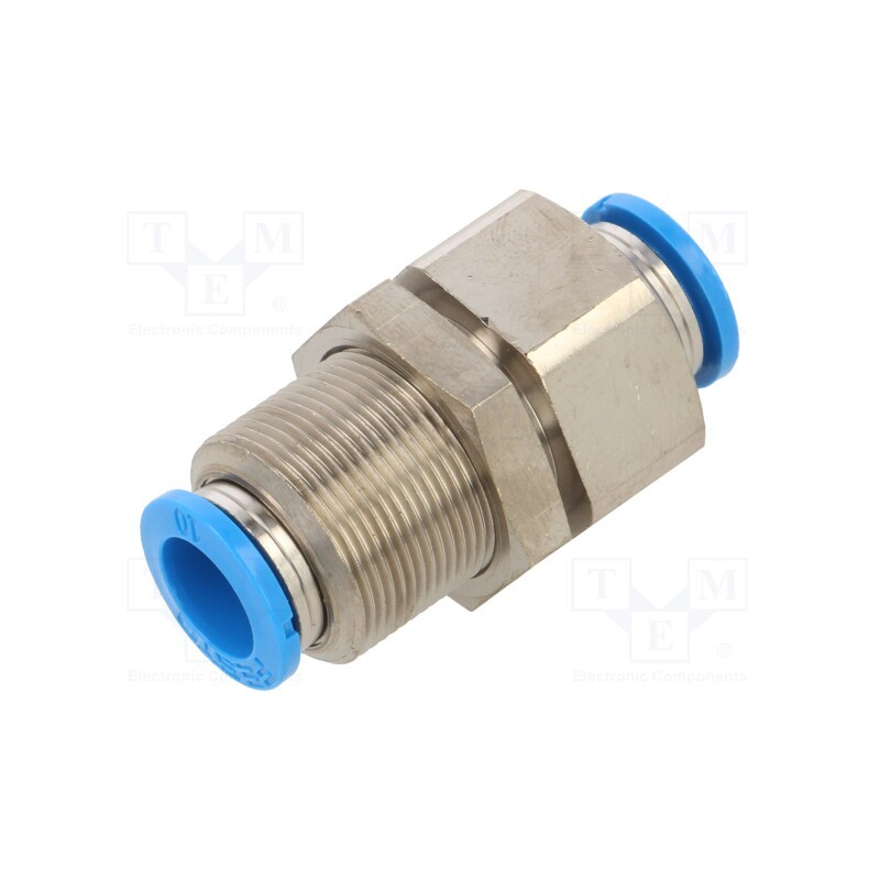 1 pcs x FESTO-130643 - Push-in fitting, bulkhead, -0.95÷14bar, -10÷80°C