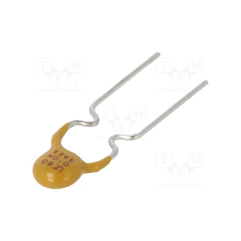 1 pcs x LITTELFUSE - 60R010XU - Fuse: PTC polymer, 100mA