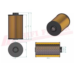 Fuel filter hifi filter sn 25045