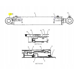 Boom cat mini excavator cylinder bushing
