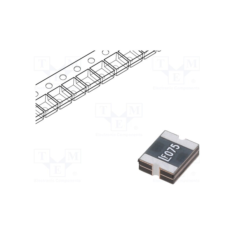 1 pcs x LITTELFUSE - 2016L075/60MR - Fuse: PTC polymer, 750mA, 2016L