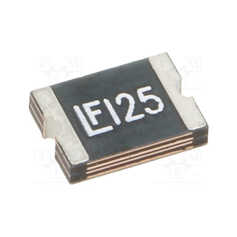 1 pcs x LITTELFUSE - 1812L125/16DR - Fuse: PTC polymer, quick blow, 1.25A, 16V, 16VDC, SMD, 1812L