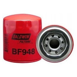 Spin on Baldwin BF948 fuel filter