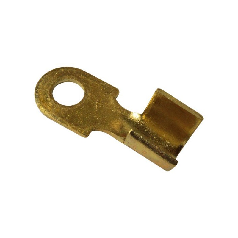 M10 electric ring terminal, thick and solid