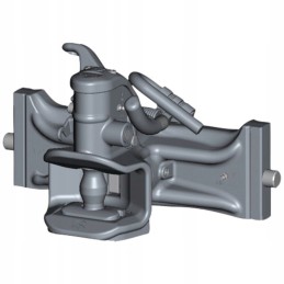 Automatic trailer hitch 390mm 38mm 711170014
