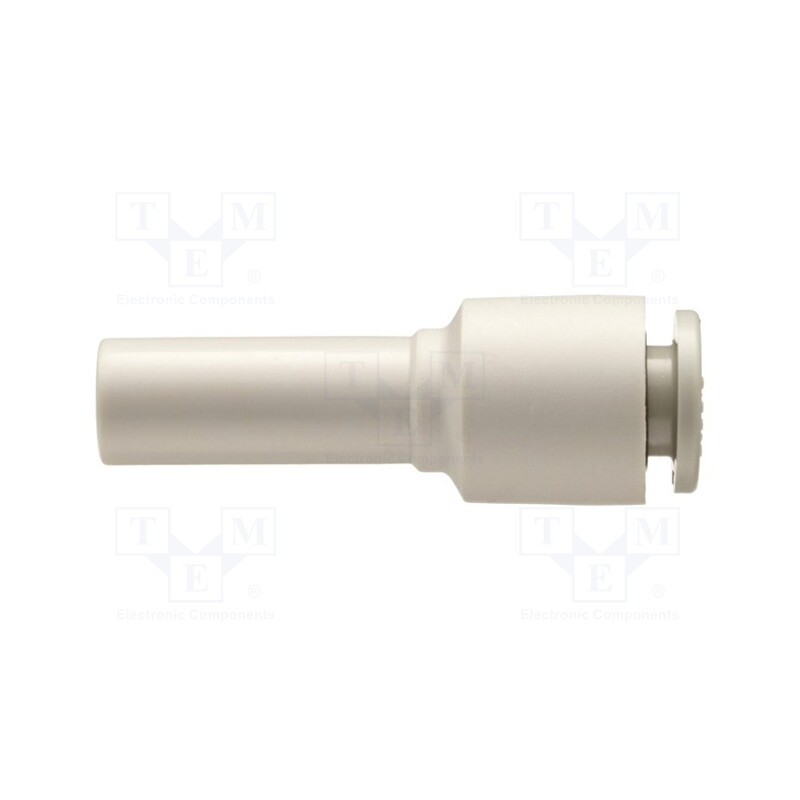 1 pcs x SMC-KQ2R06-10A - Push-in fitting, straight,reductive, -1÷10bar, polypropylene
