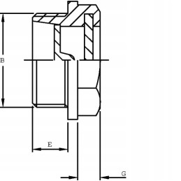 Oil level sight glass lcpm m20x1 5mm
