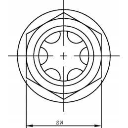 Oil level sight glass lcpm m20x1 5mm