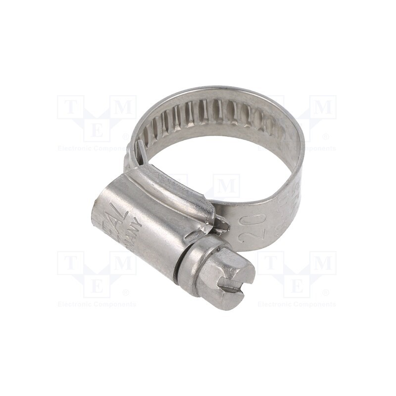 1 pcs x PNEUMAT-158 C-ES - Cable tie, Ø: 12÷20mm, W: 9mm, Material: stainless steel