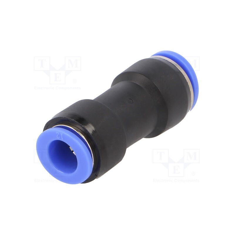 1 pcs x PNEUMAT-136.1612 - Push-in fitting, straight,inline splice,reductive, -0.95÷15bar