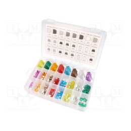 1 pcs x PROFFUSE - PF-MIX-SET - Fuse: fuse, automotive, 32V, Size: 11.9mm,19mm,29mm, 88pcs.
