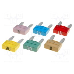 1 set x MTA - 3004000 - Fuse: fuse, automotive, 32V, Range of val: 3/5/10/15/20/30A, 6pcs.